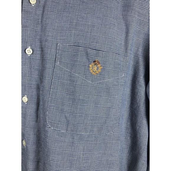 Lauren Ralph Lauren Men's Long Sleeve Button Down Royal Crest Decal Size L - Picture 7 of 10